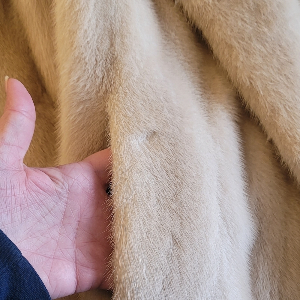 Miller & Rhoads Vintage Tourmaline Mink Fur Coat Women's - Picture 6 of 7